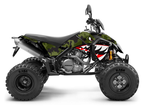 BOMBER Khaki KTM ATV Full Graphics Kit designed and manufactured by SKDA Moto Creative.