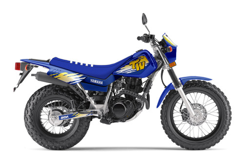Yamaha TW200 Full Graphics Kit & Seat Cover designed and manufactured by SKDA Moto Creative