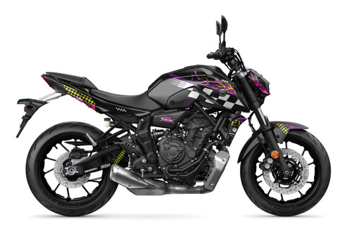 ROADKILL V2 MT/FZ Full Graphics Kit designed and manufactured by SKDA Moto Creative.