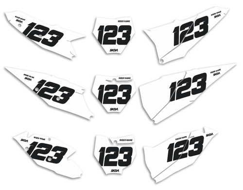 BASIC KTM Number Plates by SKDA