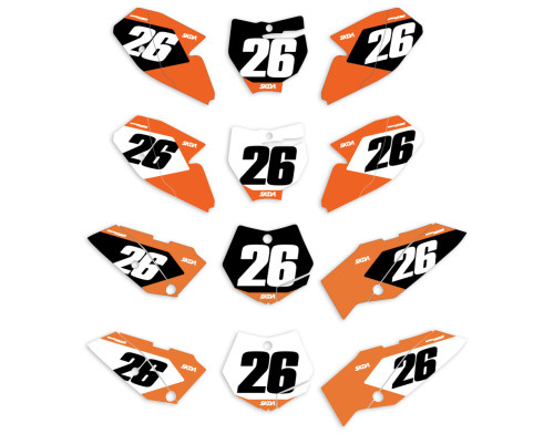 S2 KTM Number Plates by SKDA