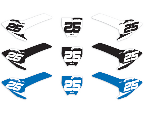 Husqvarna Mini Bike Number Plates by SKDA