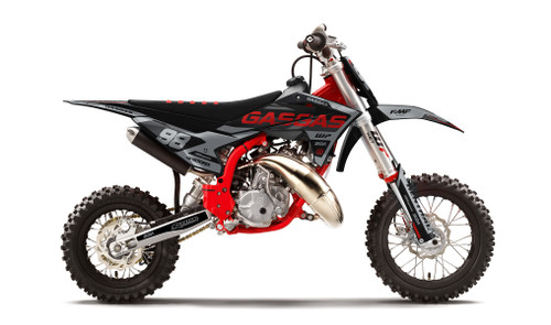 SURGE Grey/Blk GasGas Mini Full Graphics Kit