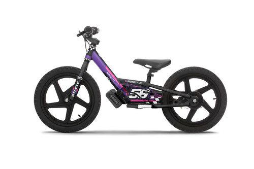EDGE Purple Stacyc Full Graphics Kit designed and manufactured by SKDA Moto Creative.