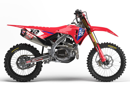 TWENTYFIVE Blue CR/CRF Full Graphics Kit designed and manufactured by SKDA Moto Creative.