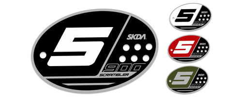 TRACK Scrambler Plate Graphic