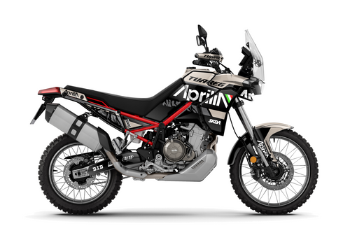 WILDTRACE Sand Tuareg 660 Full Graphics Kit designed and manufactured by SKDA Moto Creative.