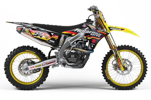 25 KR94 MXON Suzuki Full Graphics Kit designed and manufactured by SKDA Moto Creative.