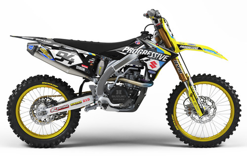26 Roczen Progressive RMZ Replica Graphics Kit designed and manufactured by SKDA Moto Creative.