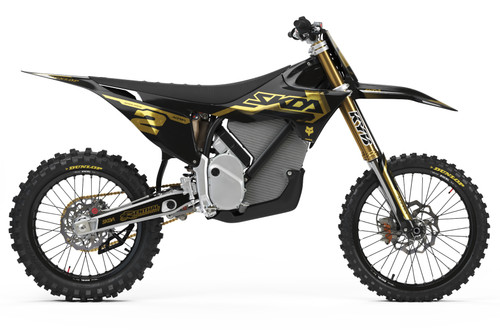 PADDOCK CHROME Gold Stark Varg Full Graphics Kit
