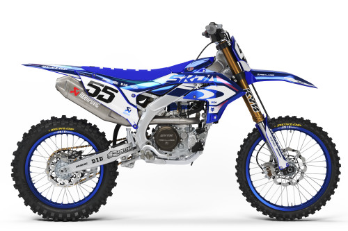 SWELL CHROME Blue YZF/WRF Full Graphics Kit