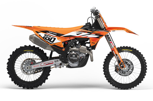 SNAP Orange KTM Full Graphics Kit