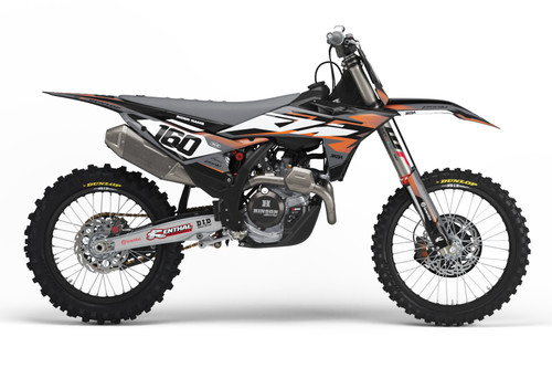 SNAP Grey KTM Full Graphics Kit