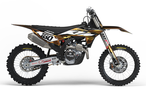 SNAP CHROME Bronze KTM Full Graphics Kit