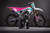 DIVIDE Pink/Teal Kawasaki Full Graphics Kit designed and manufactured by SKDA Moto Creative.