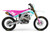 DIVIDE Pink/Teal Kawasaki Full Graphics Kit designed and manufactured by SKDA Moto Creative.