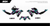 SHATTER Black Transalp Full Graphics Kit designed and made by SKDA Moto Creative