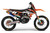 ARROW Black KTM Full Graphics Kit designed and manufactured by SKDA Moto Creative.