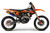 ARROW Orange KTM Full Graphics Kit designed and manufactured by SKDA Moto Creative.