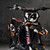 RIDGE Blk/Org KTM Full Graphics Kit designed and manufactured by SKDA Moto Creative.