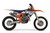 VISION White KTM Full Graphics Kit designed and manufactured by SKDA Moto Creative.