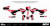 SECTOR CHROME Red CR/CRF Full Graphics Kit designed and manufactured by SKDA Moto Creative.