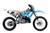 STOKED Cyan YZ Full Graphics Kit designed and manufactured by SKDA Moto Creative.