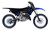 SHOCK CHROME Blue/Blk YZ Full Graphics Kit designed and manufactured by SKDA Moto Creative.