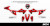 RIDGE Red Stark Varg Full Graphics Kit designed and manufactured by SKDA Moto Creative.