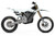 ALIEN White Stark Varg Full Graphics Kit designed and manufactured by SKDA Moto Creative.