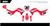 AERO Red/Wht Honda Mini Bike Full Graphics Kit designed and manufactured by SKDA Moto Creative.