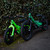 SHOOT Blue Stacyc Full Graphics Kit designed and manufactured by SKDA Moto Creative.