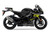 ZEPHYR Blk/Ylw Suzuki GSXR Full Graphics Kit designed and manufactured by SKDA Moto Creative.