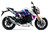 REVIVE White Suzuki GSXS Full Graphics Kit designed and manufactured by SKDA Moto Creative.