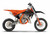 DIVIDE Orange KTM Mini Bike Full Graphics Kit designed and manufactured by SKDA Moto Creative.