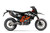 FLAGGER Grey KTM 690 Full Graphics Kit designed and manufactured by SKDA Moto Creative.
