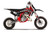 25 AJE GasGas Mini Bike Full Graphics Kit designed and manufactured by SKDA Moto Creative.