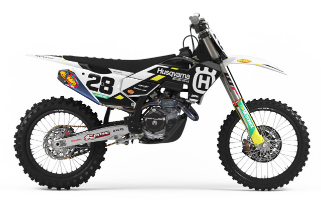 ZOOM Blue Husqvarna Full Graphics Kit - SKDA - AU Store