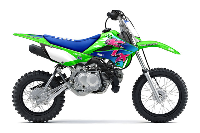 Kawasaki Mini Bike Full Graphics Kits - SKDA Moto Creative