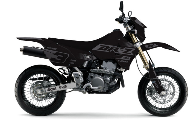 SMOKE Wht/Grey DRZ/JR Full Graphics Kit - SKDA - AU Store