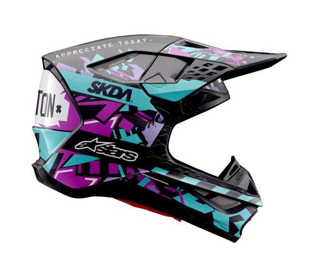 CLICK Green Alpinestars Helmet Graphics Kit - SKDA - AU Store