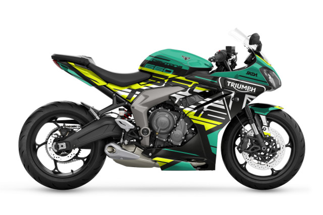 GRANULE Pink Street Triple 765 Full Graphics Kit - SKDA - AU Store