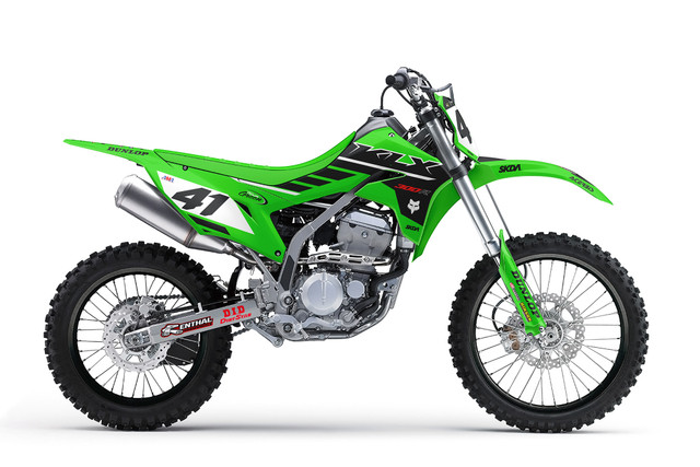 その他 s Kawasaki KLX/KDX Graphics Kit - by SKDA Moto Creative