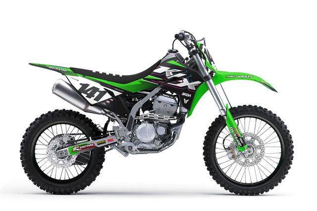 Kawasaki KLX/KDX Graphics Kit - by SKDA Moto Creative