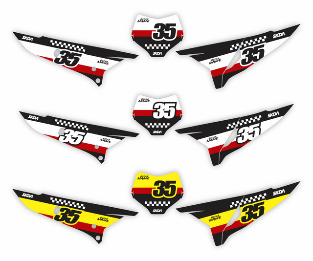 デザイン専用 Custom Bike Plates & MX Plate Designs