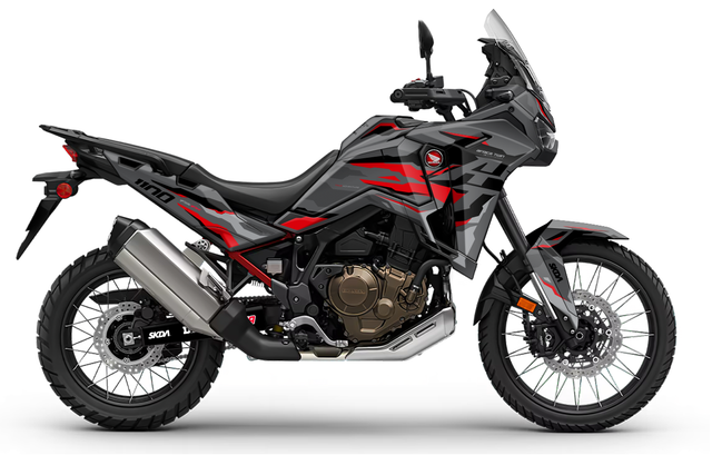 GRIT Black Africa Twin Full Graphics Kit