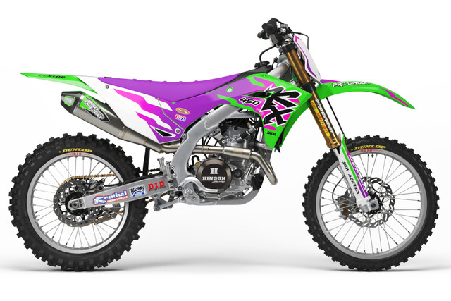 Kawasaki KXF Graphics Kit - by SK Designs Australia