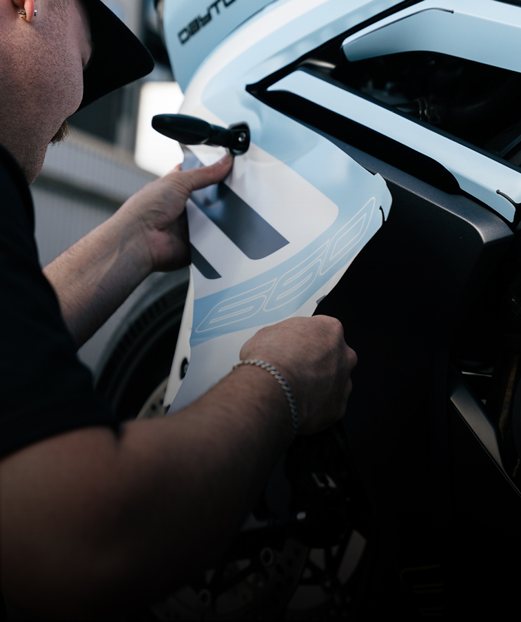 How To Install Street Bike Graphics