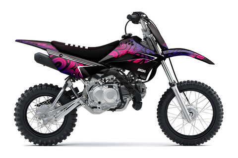 Kawasaki Mini Bike Full Graphics Kits - SKDA Moto Creative