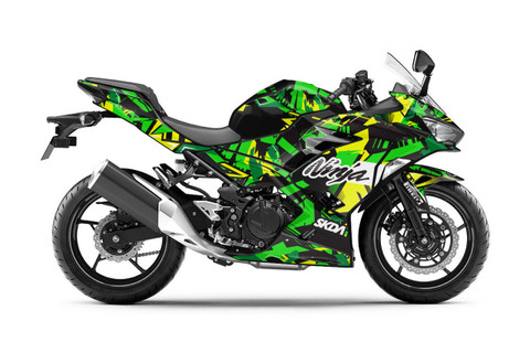 Kawasaki Ninja Graphics Kit - by SKDA
